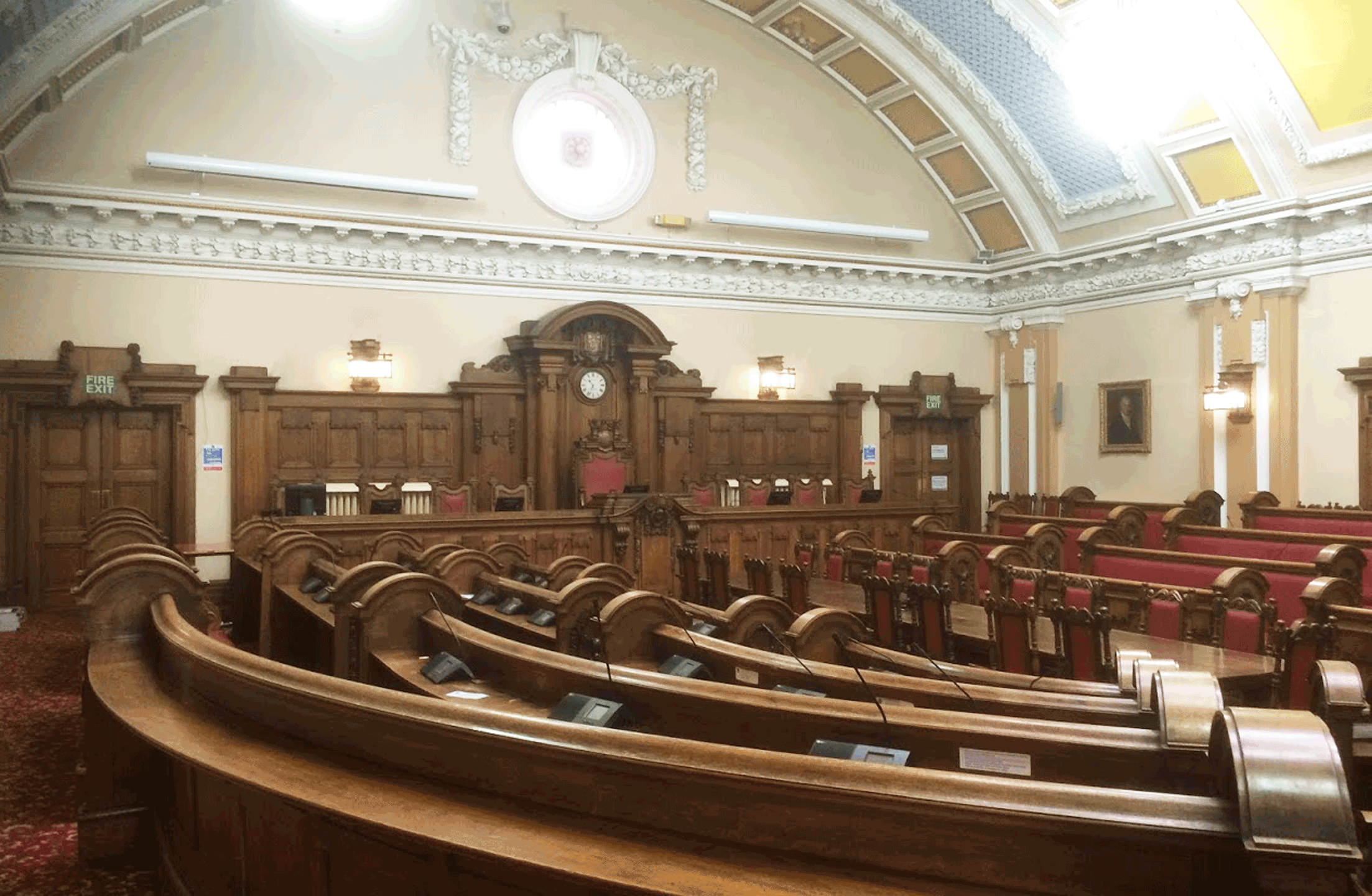 Image of a local authority council chamber