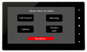 AV control panel