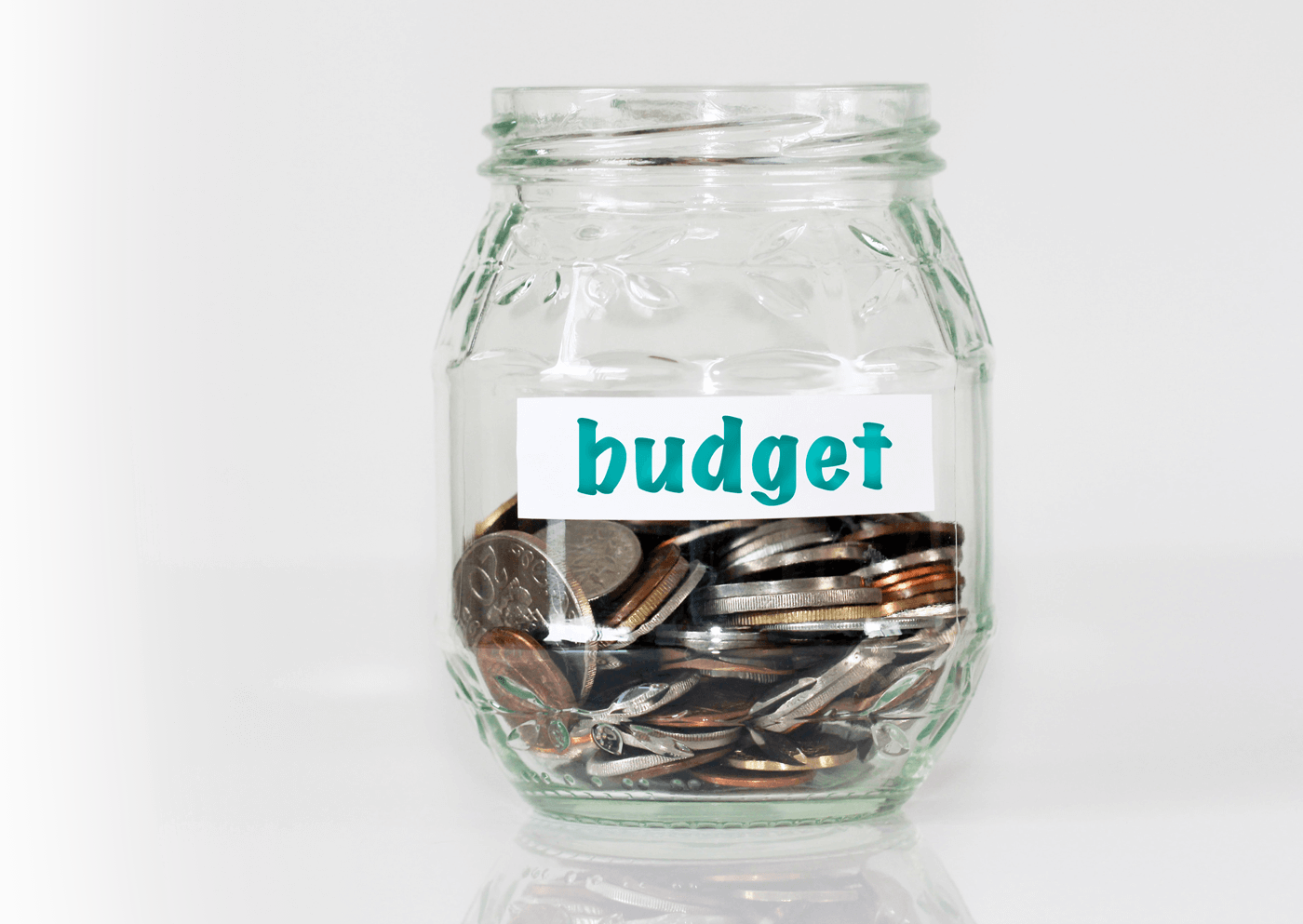 Budget - jar with coins