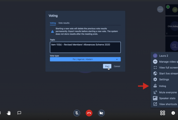 Voting in Connect Remote