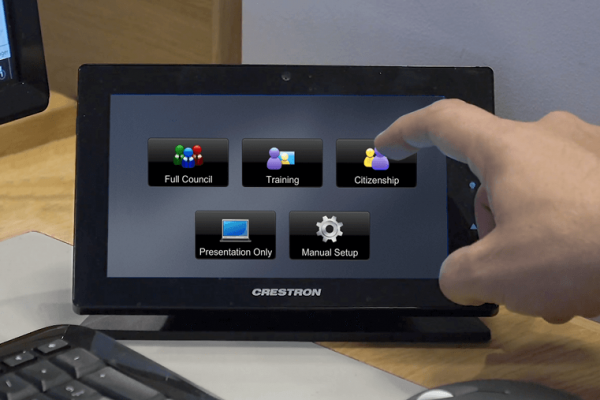 Crestron simple interface