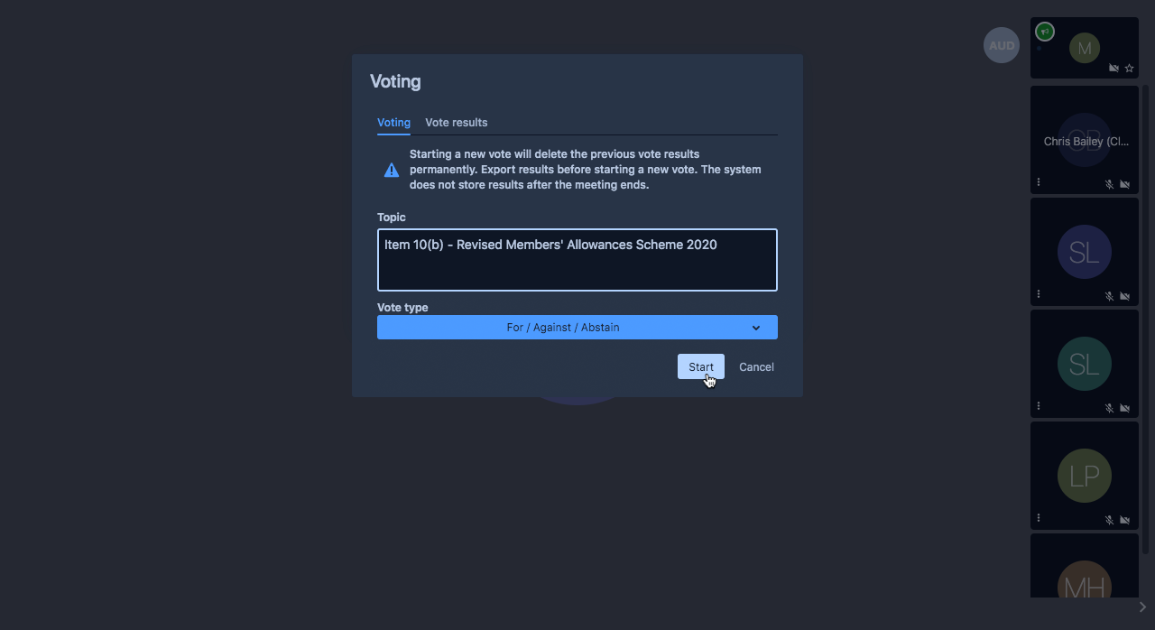 Connect Remote Voting (Early July update)