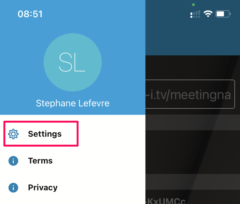 Connect Remote app settings