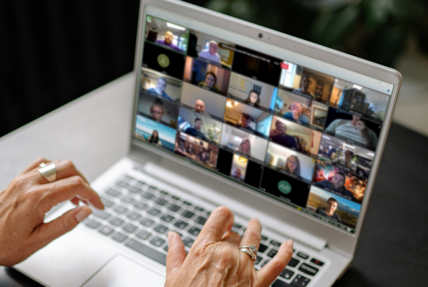 woman using Connect Remote