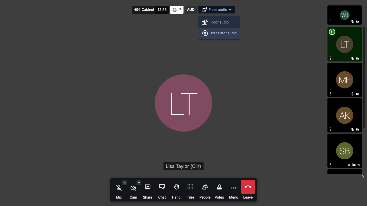 Dual langiage - live translation on Connect Remote desktop