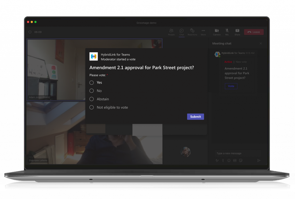 Laptop-Participant-Teams-vote